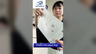Sacos de papel encerado glassine com logotipo personalizado com revestimento de cera resistente à água - recicláveis ​​e 100% Biodegr
