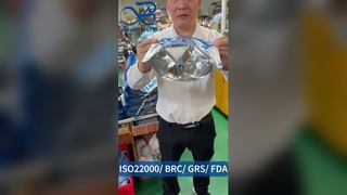 Levante-se o saco com zíper reforçado hermético B2B para alimentos personalizados por atacado