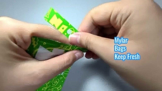 Sacos Mylar com fecho