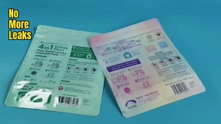 Sacos plásticos com zíper para detergente para a roupa à prova de vazamentos para uso doméstico