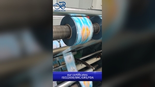 Filme em rolo para embalagens de alimentos B2B Barreira personalizada com vedação térmica segura para alimentos por atacado
