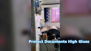 Uso de estratificação térmico de alto brilho material da escola do escritório do filme do material da laminação