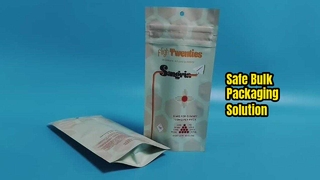 Cannabis Mylar ensaca a granel resistente a crianças com certificação dos EUA para dispensários