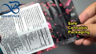embalagem à prova de crianças de cannabis