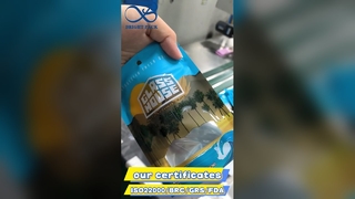 Saco de embalagem de cannabis resistente a crianças em massa de patente dos EUA para marcas