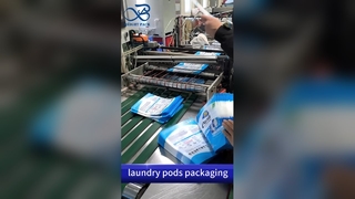 Saco plástico para cápsulas de lavanderia: Bolsas seguras impressas personalizadas B2B, resistentes a crianças e à prova de vazamentos