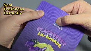 saco plástico auto selante