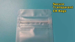 Fabricante chinês de bolsa transparente resistente a crianças patenteada nos EUA