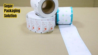 Filme de papel para embalagem de açúcar branco a granel à prova de umidade para marcas de alimentos