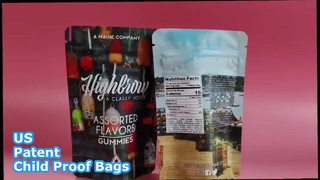 Fabricante de sacolas à prova de crianças fabricadas na China com soluções de embalagem CR patenteadas nos EUA