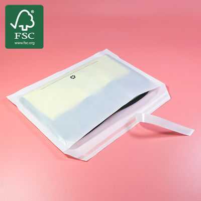 Sacos de vidro biodegradáveis personalizados Sacos de embalagem de papel de vestuário para roupas de camiseta