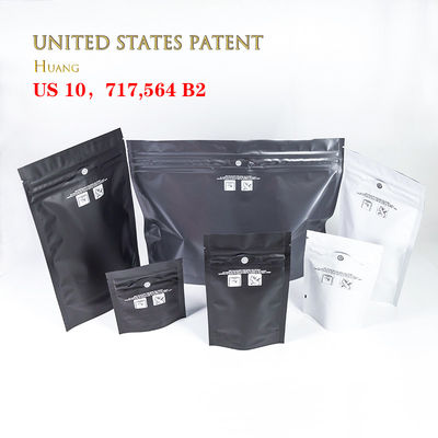 Saco protetor infantil em branco Saco Mylar anti-odor Saco protetor infantil com fecho de fecho de plástico