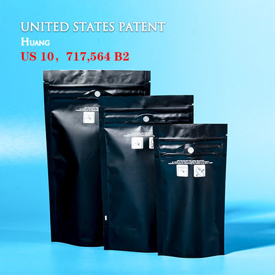 Custom Child Lock Safe Seal Top Alumínio Mylar 5 Oz Stand Up Zip Top sacos