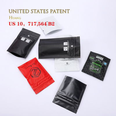 Sacos Mylar Resistentes a Crianças Proof de Olor Personalizado Resistente a Crianças Saco de Plastico Com Fecho de Zipper Proof