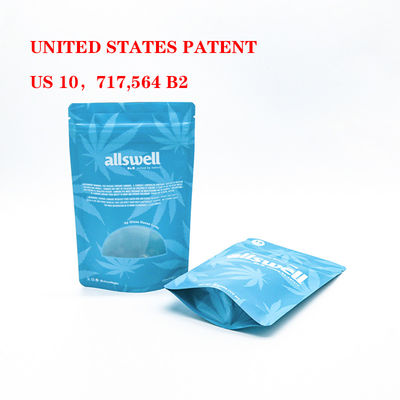 Bolsas seguras e resistentes a odores com fecho de fecho de plástico auto-sustentável