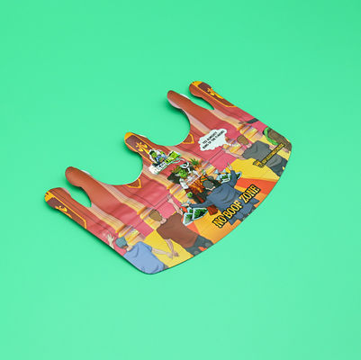 Biscoitos Custom Mylar Bag Ziplock 3.5 Re-sealable Zipper Proof Child Exit Mylar Sacks Saco em forma especial