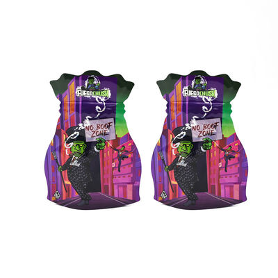 Weed Mylar Saco de Armazenamento de Alimentos Segurança para Crianças 15x20cm À Prova de Alterações