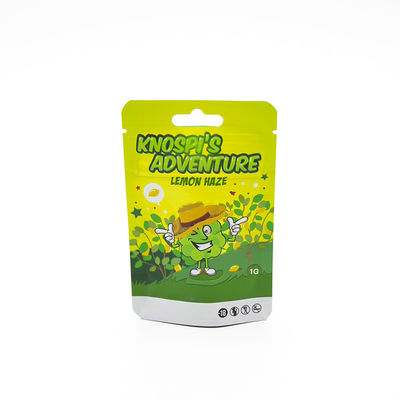 Impressão personalizada em folha laminada resistente a crianças Saco de plástico Ziplock Tabaco Embalagem Saco Cookie Sacos Mylar