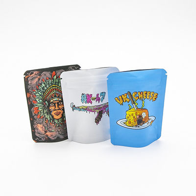 Saco de cigarro / tabaco Mylar com design de plástico re-fechável