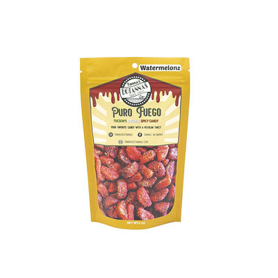 Sacos de plástico à prova de umidade personalizados com caixotes de fundo para alimentos