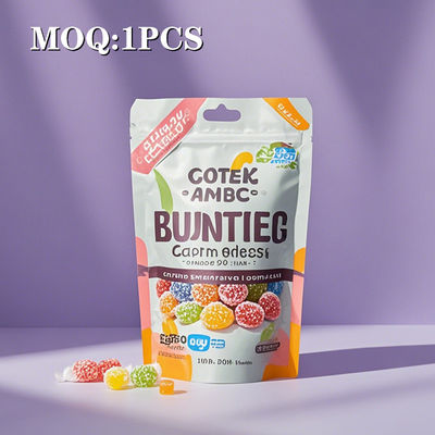 Saco de embalagem de alimentos seguro e hermético para armazenar e exibir ervas daninhas