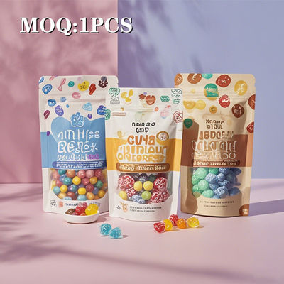 Saco de embalagem de alimentos seguro e hermético para plantas ornamentais Materiais de qualidade alimentar Opção de janela clara