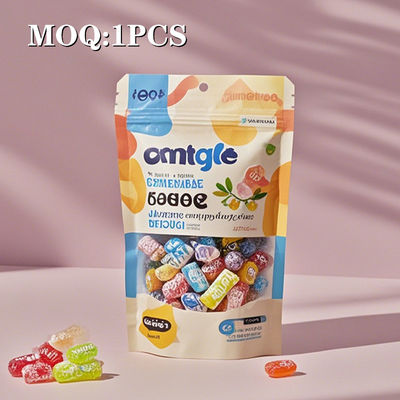 embalagens de alimentos recicláveis biodegradáveis à prova de odor sacos fechados com fecho de fechadura sacos de bolsa de mylar