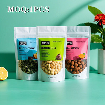 Embalagens de alimentos por atacado Ziplock Proof odor 3.5g Stand Up Pouch Custom Printed Mylar Bags