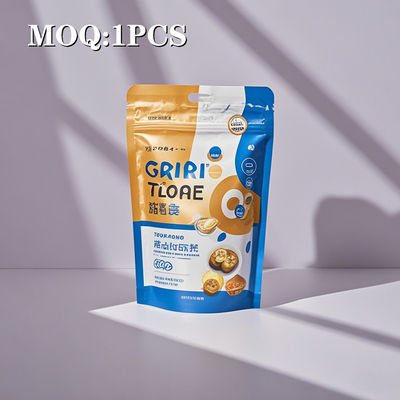 Customizado OEM ODM Stand up pouch Mylar sacos para 100g de frutas em pó com janela clara