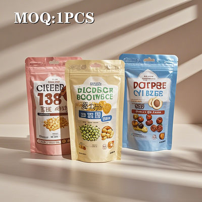 Embalagens de alimentos duráveis com ziplock