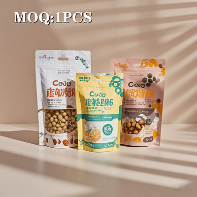 Impressão digital personalizada Barreira à prova de odor 3.5g Saco de embalagem Mylar Sacos de embalagem de plástico para alimentos Sacos de embalagem para feijão Armazenamento de alimentos