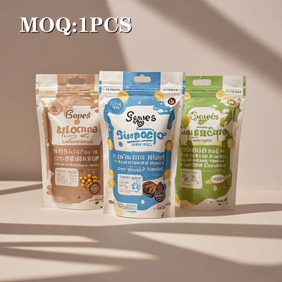 Super baixo MOQ 1 peça Entrega rápida Impressão digital personalizada Preço por atacado Saco de embalagem de alimentos Saco Mylar