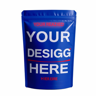 Bolsas Mylar personalizadas de 3,5 g - Bolsas de papel de alumínio reabre-se com fecho para embalagens de biscoitos à prova de cheiro e à prova de crianças