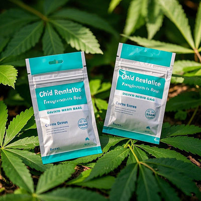 High Quality Child-Proof Packaging Plastic Composite Bags with FDA/Ziplock for Food/Pharmaceutical Storage