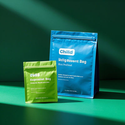 Bolsa de apoio resistente a crianças Certificado pela FDA Design personalizável para embalagens de medicamentos e lanches