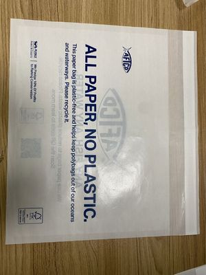 Simplicidade de auto-selamento Sacos de papel de vidro Responsabilidade ecológica Soluções por atacado de vidro