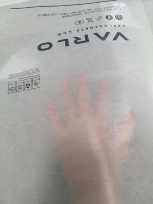 Sacos auto-aderentes de vidro recicláveis e degradáveis Embalagens verdes para marcas de moda