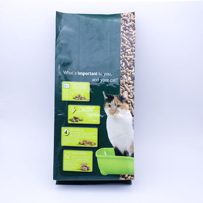 Sacos de alimentos para animais de estimação de primeira qualidade com fecho de fechadura fechado Fechadura de frescura resistente Embalagem ecológica durável Para armazenamento de gatos e cães Dimensões múltiplas