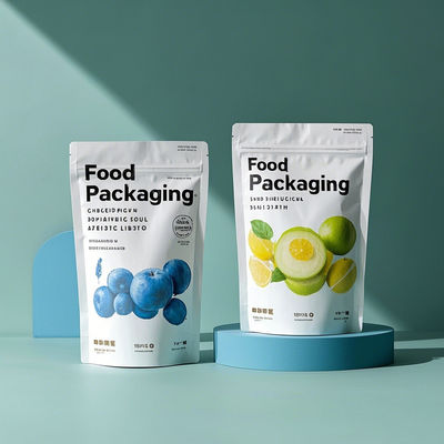 Saco de embalagem de alimentos Tamanhos personalizados Material sustentável para lanches / café / alimentos secos