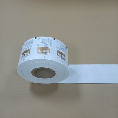 Película de embalagem laminada de várias camadas para produtos industriais, resistente à vedação térmica e à ruptura