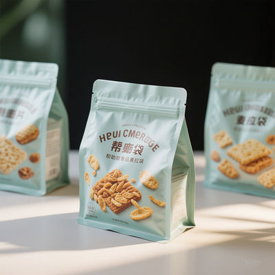 Saco de papel de alumínio certificado pela FDA com válvula de desgaseamento Preserva aroma de café e nozes crocantes