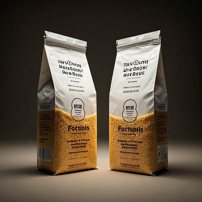 Saco de embalagem de alimentos de material reciclável + modelo de negócio de resíduos zero