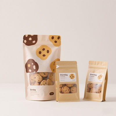 Sacos de embalagem de alimentos duráveis perfeitamente adequados para armazenamento de biscoitos