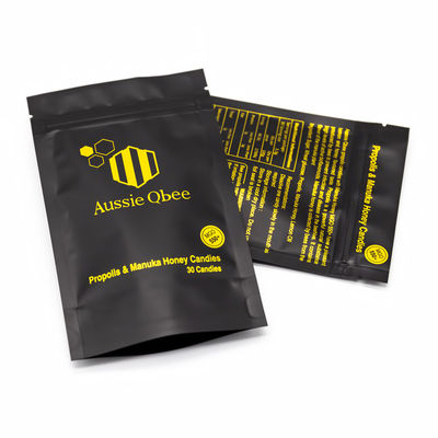 Sacos de embalagem à prova de crianças de alumínio composto de várias camadas para doces / lanches / produtos farmacêuticos