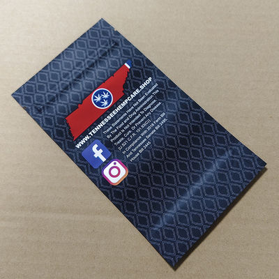 Sacos de tabaco à prova de crianças incorporados em RFID Custom Jungle Boys Print & Anti-Pry Zipper Track