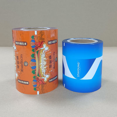 Filme de embalagem em rolo de plástico probiótico impresso personalizado resistente à UV e à humidade