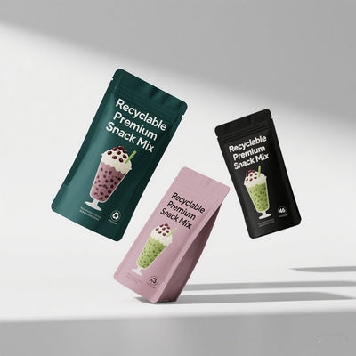 Sacos de embalagem de café selados de 8 lados de alta qualidade Design de barreira de oxigênio e serviço de arte gratuito