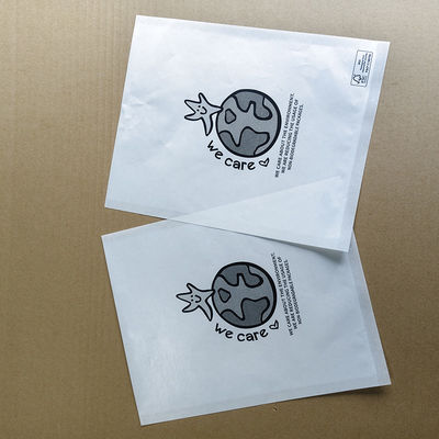 Sacos de papel glassine recicláveis e ecológicos, resistentes a gordura, com vista clara para alimentos, artesanato e itens pequenos