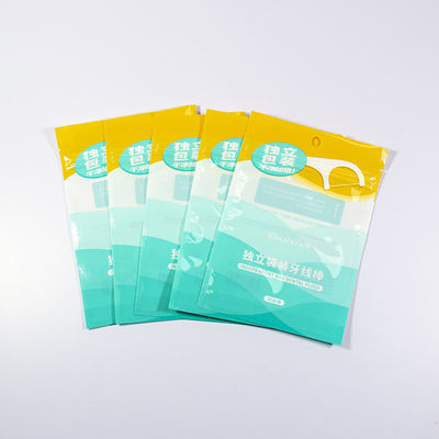 Embalagem de Fio Dental de Marca Própria à Prova de Vazamentos com Picote Fácil de Rasgar para Marcas de Cuidados Orais