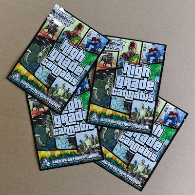 Saco de barreira à prova de crianças com o tema GTA REACH ROHS Compliant 8-Color Rotogravure Printing